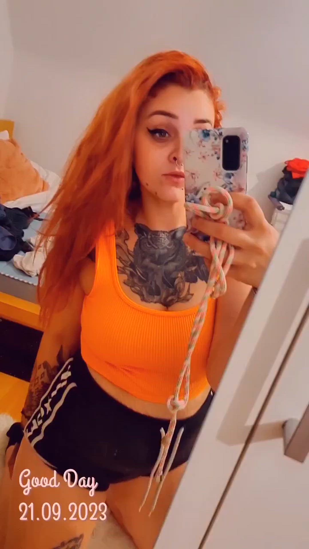 Redhead-66 <strong>@r.e.d.h.e.a.d_66</strong> in r/crosseyedfap fetish tongue onlyfans amateur ahegao mirror porn video