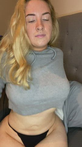 Rio ? <strong>@skybluee1997</strong> in titty drop panties cum porn video