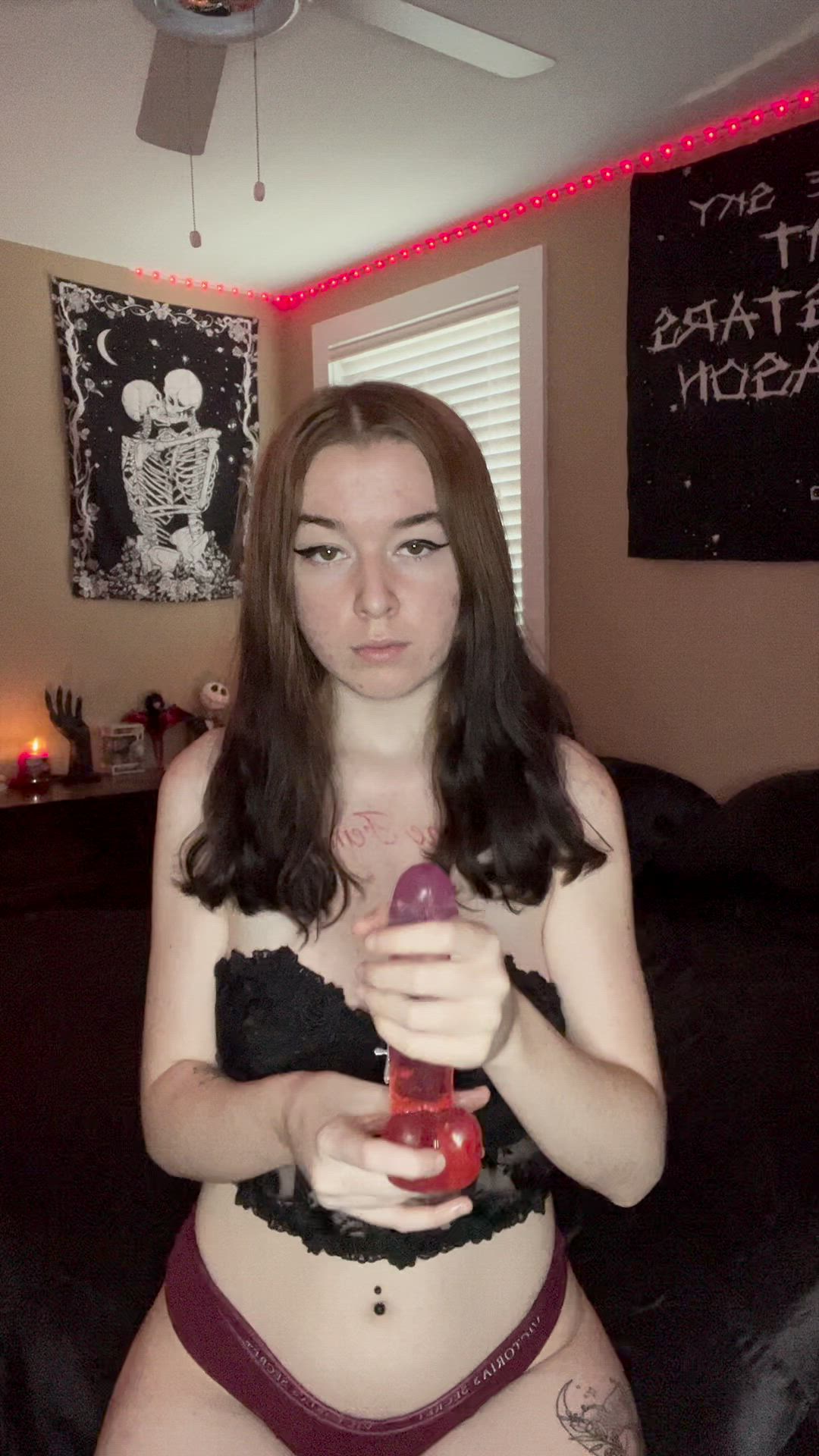 Salamanca <strong>@gothxcgoddess</strong> in natural tits amateur ass porn video