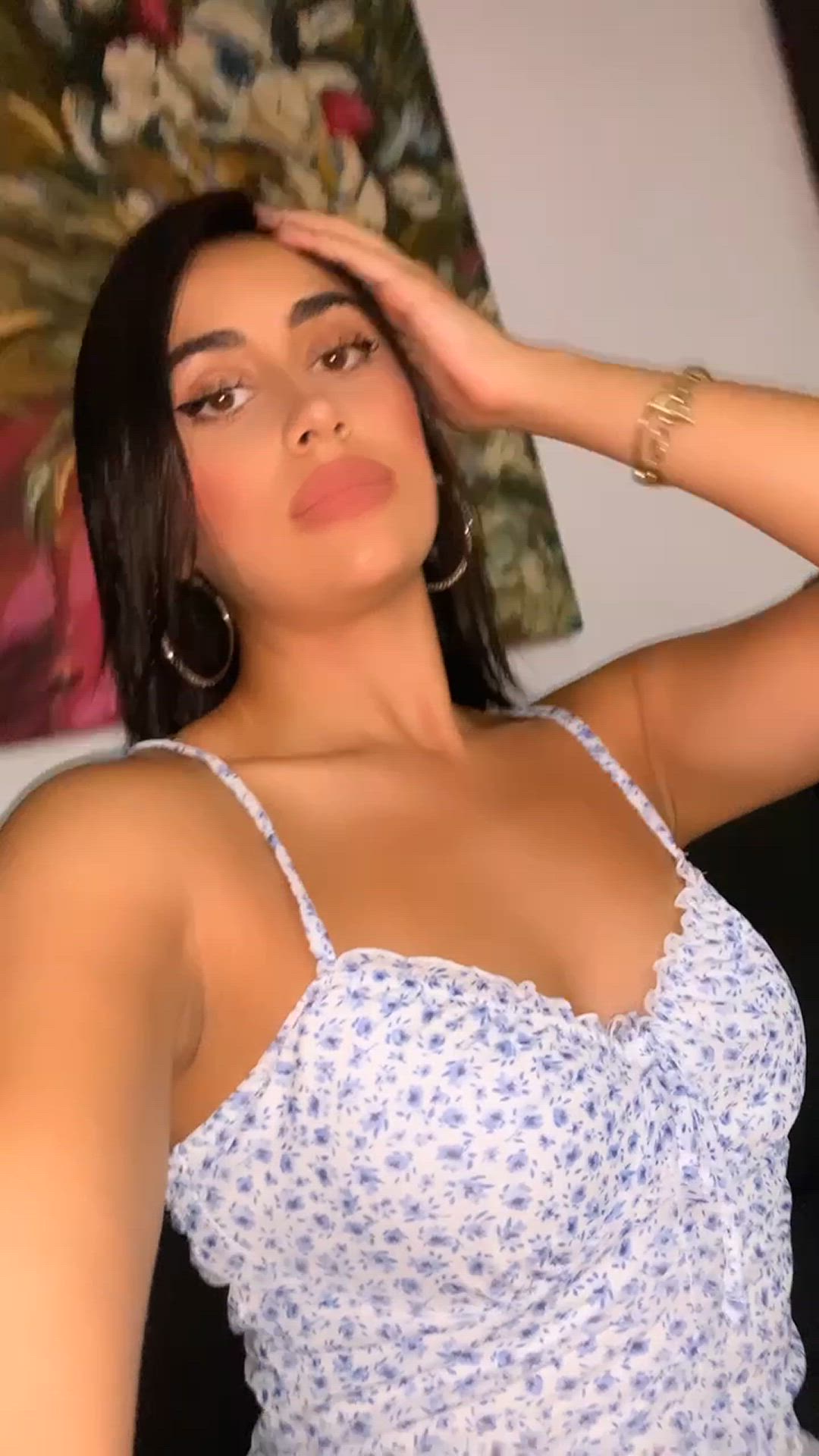 Sara ❤️  <strong>@saramontoyarc</strong> in natural tits brunette latina porn video