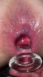 Sarah  <strong>@sariebby</strong> in butt plug anal gape porn video