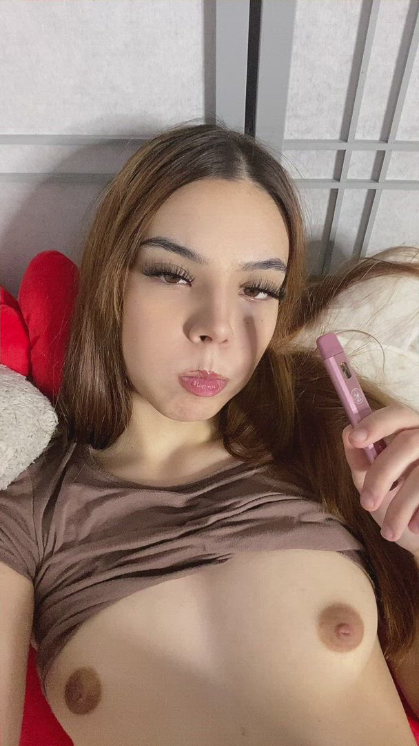 Sativamiss <strong>@miss-sativa</strong> in bouncing natural small tits onlyfans cute porn video