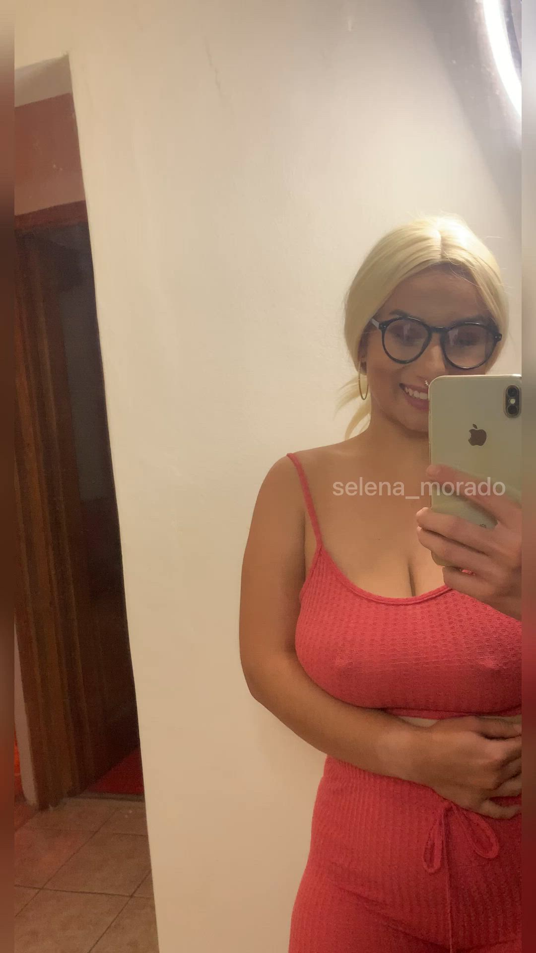 Selenamorado1 <strong>@selena.morado</strong> in bouncing tits big ass blonde tiktok porn video