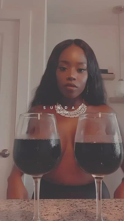 Siren <strong>@theeladysiren</strong> in titty drop big tits nipple ebony thick porn video