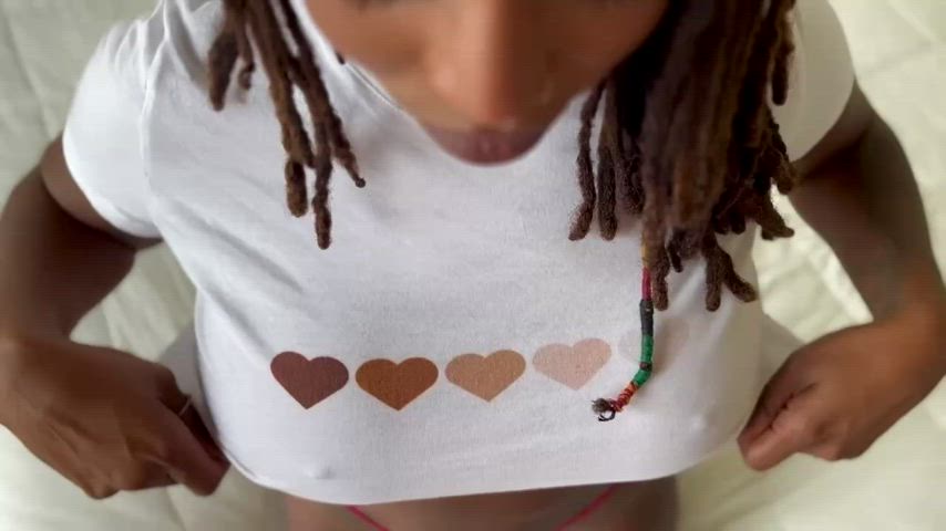 Siren <strong>@theeladysiren</strong> in interracial titty drop ebony porn video