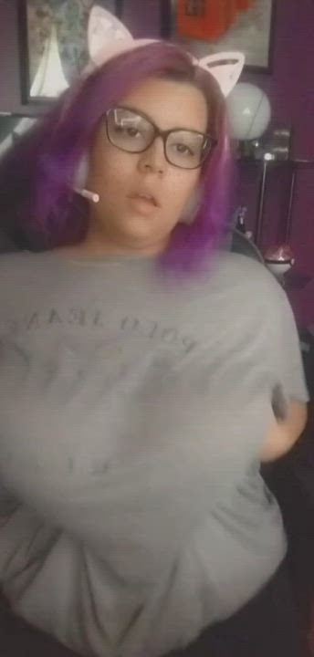 Succubus_Kitten <strong>@xkawaiirae</strong> in gamer girl big tits bbw porn video