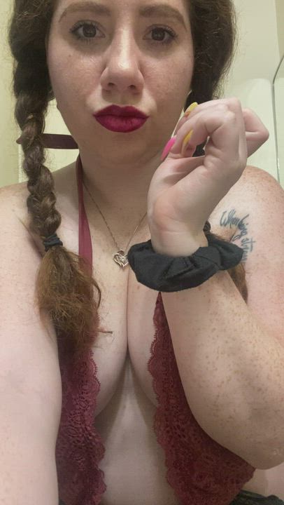 Sydney  <strong>@natural_redhead_curvy</strong> in titty drop big tits redhead porn video