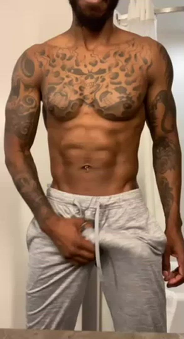 Tattedphysique <strong>@tatted_physique</strong> in masturbating big dick jerk off homemade cock bbc porn video