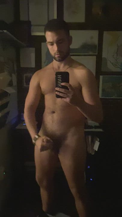 TJ Harriss <strong>@tj_harriss</strong> in jerk off mirror gay porn video