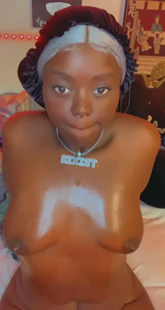Trixdagoat <strong>@trixiedagoat</strong> in small tits ebony oiled porn video