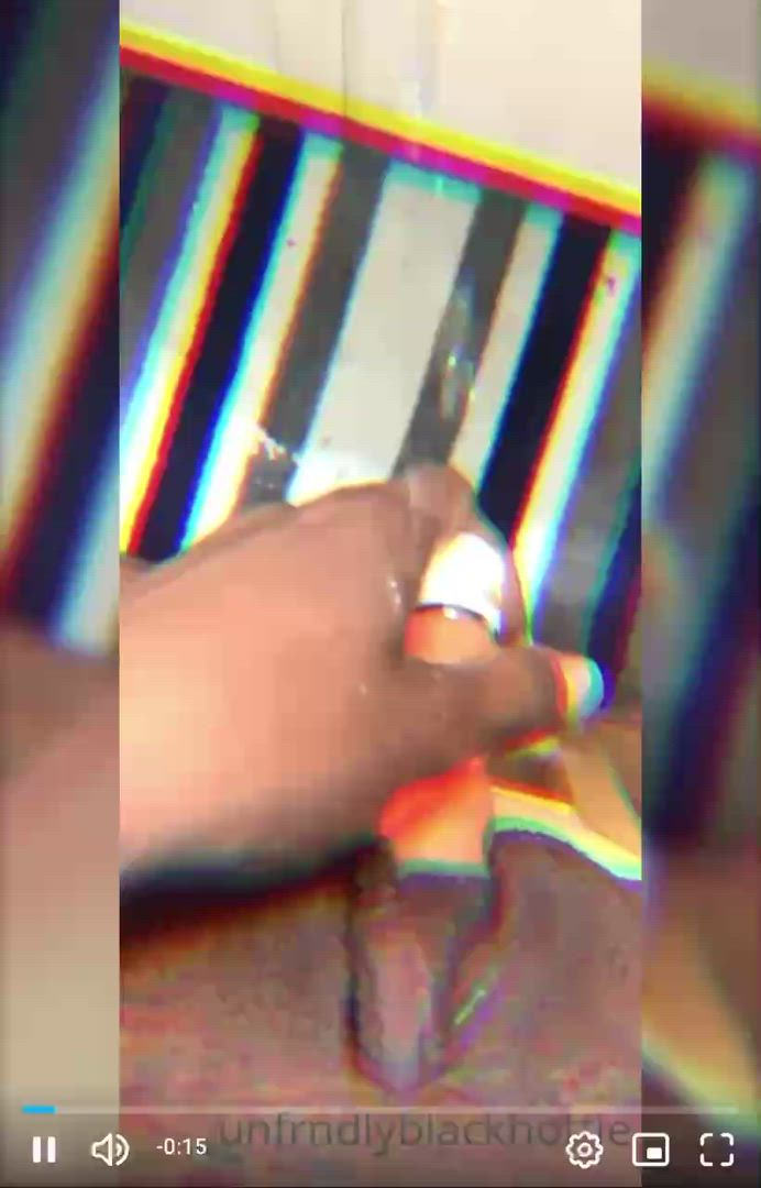 Unfrndlyblackhottie <strong>@theeunfrndlyblackhottie</strong> in wet pussy homemade ebony porn video