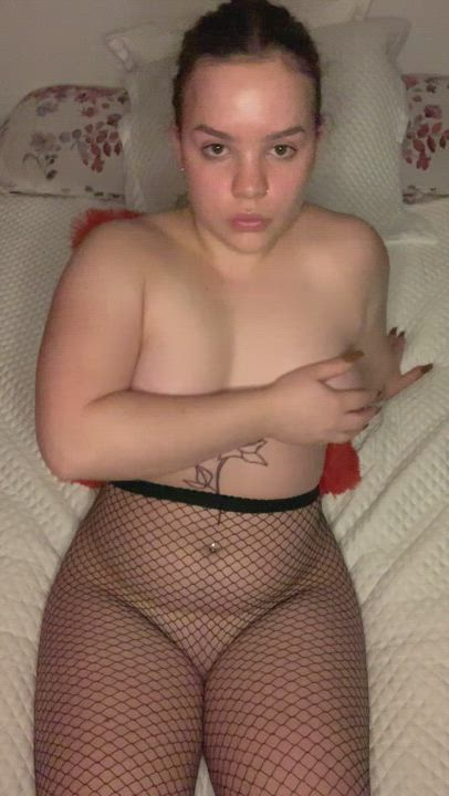 Vegan Skank <strong>@veganskank</strong> in 18 years old barely legal fishnet porn video