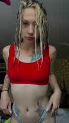 Vi Gray <strong>@vii_queen</strong> in natural tits gamer girl titty drop homemade onlyfans amateur anime boobs cute porn video