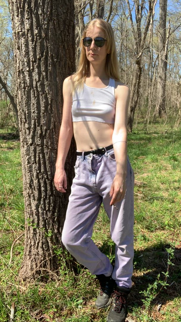 Violet Moonfire <strong>@violetmoonfirets</strong> in violet moonfire outdoor blonde porn video