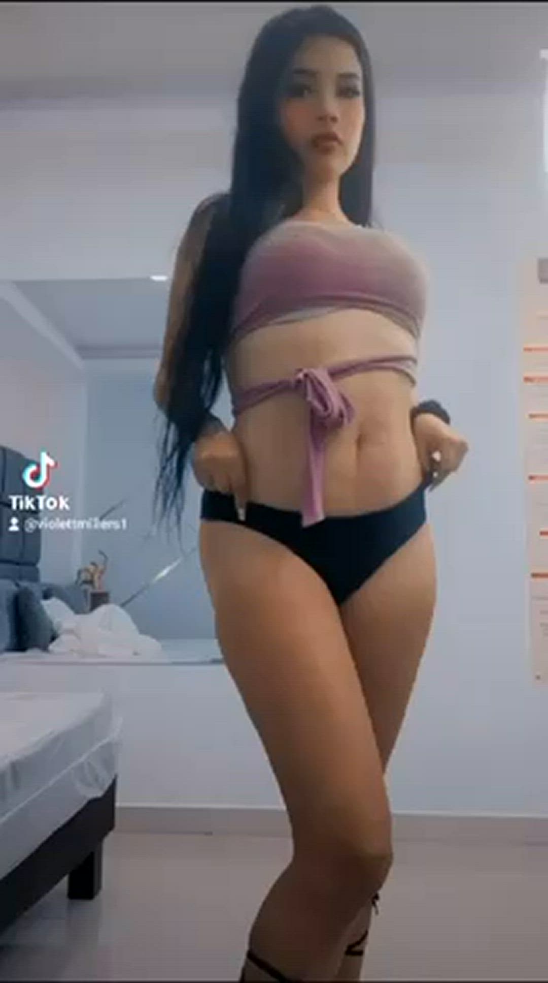 Violetmillers <strong>@violetmillers</strong> in porn video
