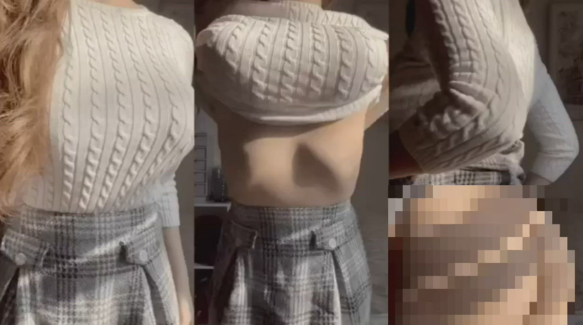 <strong>@virgininchastity9000</strong> in titty drop censored pussy porn video