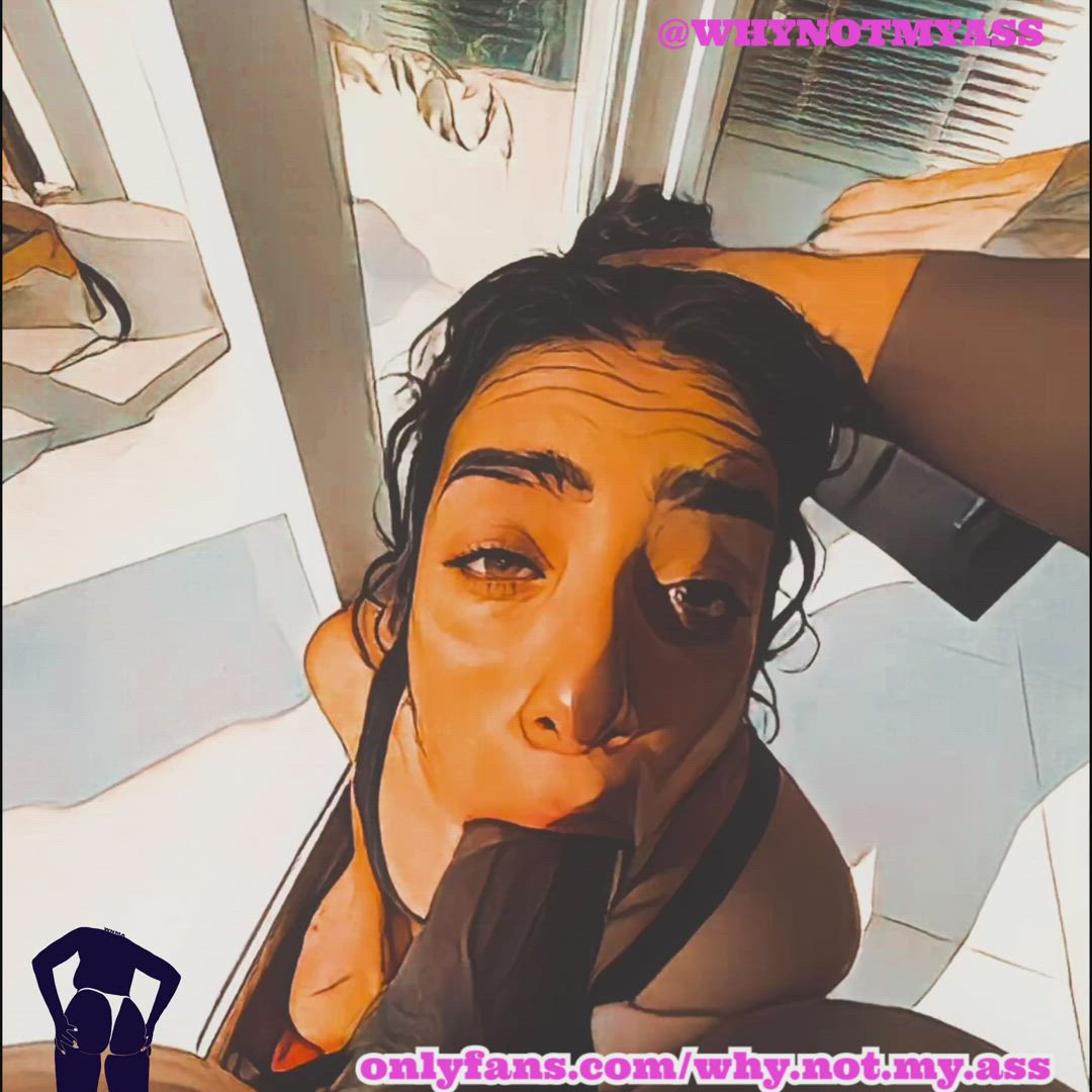 Whynotmyass <strong>@why.not.my.ass</strong> in interracial curly hair face fuck animation blowjob arab porn video