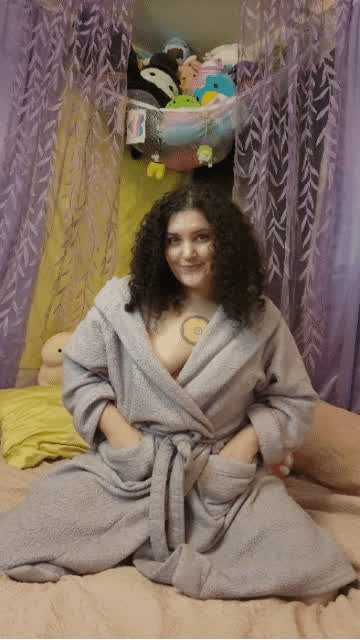 Wizardbabe <strong>@wizardsbaker</strong> in curly hair chubby curvy porn video