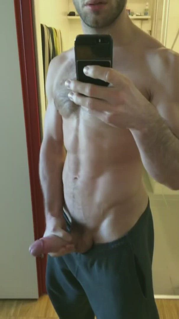 Younghungfullofcum <strong>@sadboycnd</strong> in monster cock huge load cumshot hung abs gay porn video