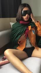 Yourcutewaifu <strong>@yourcutewaifuu</strong> in short hair small tits cosplay bikini asian dildo porn video
