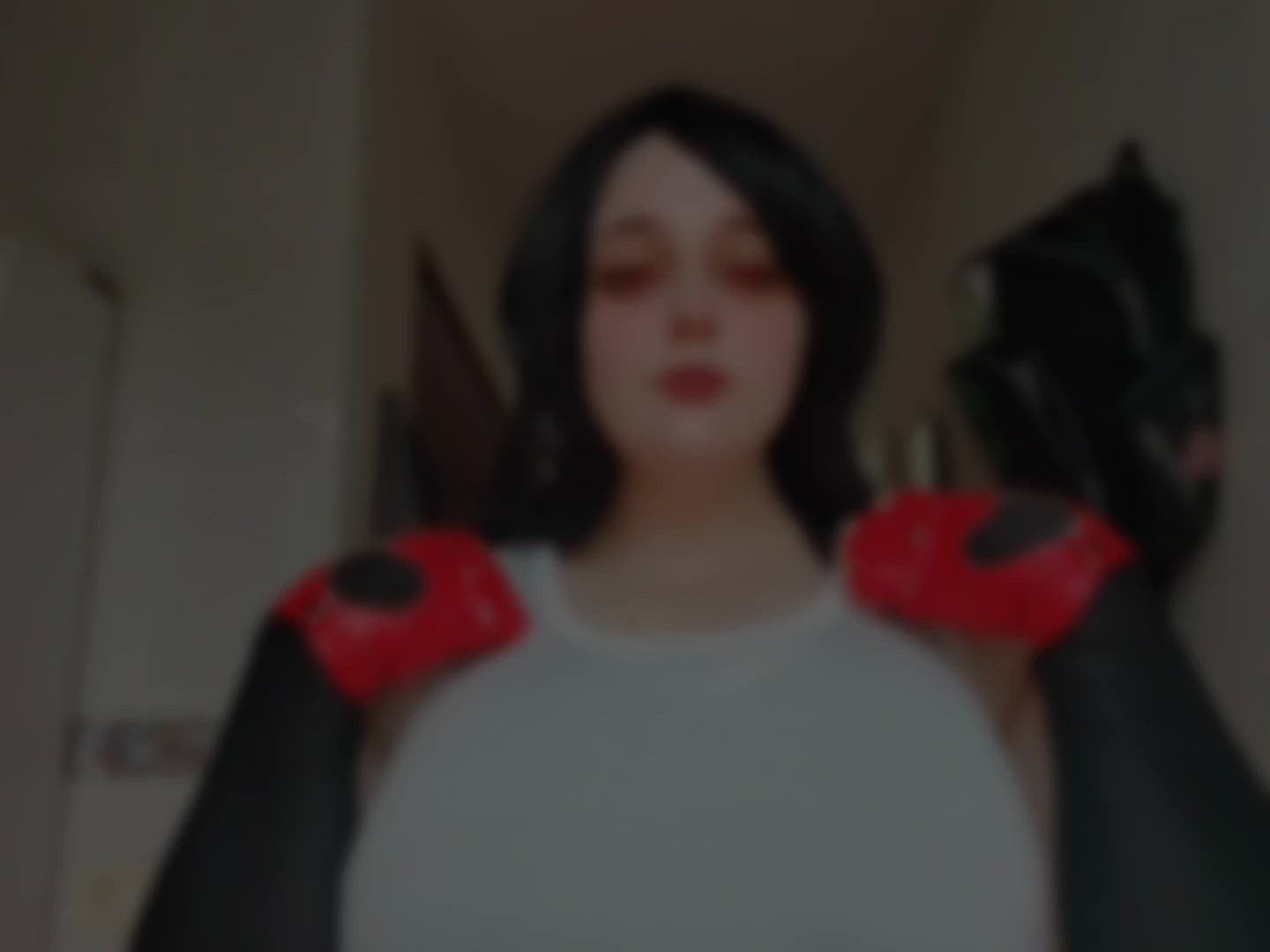 Yuna <strong>@bubblyusagi</strong> in big huge tits boobs dildo porn video