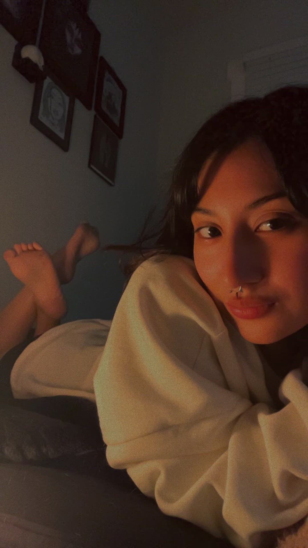 Feet porn video with onlyfans model lilagrey <strong>@llilagrey</strong>